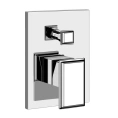 Смеситель Gessi Eleganza встраиваемый для ванны с автоматическим переключателем душ/ванна, хром (46079#031) - миниатюра фото 1