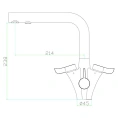 Стильный кухонный смеситель Zorg Inox Jus: практичность и современный дизайн - миниатюра фото 2
