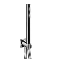 FANTINI MINT Душевой комплект с ручным душем, держателем и шлангом 1500 мм, матовая натуральная сталь (86 93 8116) - миниатюра фото 1