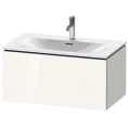 Тумба подвесная Duravit L-Cube для раковины 400x820x481 мм, White High Gloss (LC613702222) - миниатюра фото 1