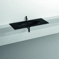 Раковина KERASAN SHAPE 1220х520 мм, встраиваемая, черный матовый (548031*1) - миниатюра фото 1