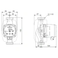 Циркуляционный насос Grundfos ALPHA2 25-40 130 - миниатюра фото 3