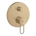 Смеситель для ванны и душа AX Uno в элегантной шлифованной бронзе (38426140) - миниатюра фото 1