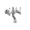 Смеситель для ванны и душа Nicolazzi P.M.Blanc настенный с двумя ручками (хром) (1400CR78) - миниатюра фото 1
