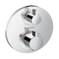 Термостат для душа Hansgrohe Ecostat S с переключателем на 2 источника, хром (15758000) - миниатюра фото 1