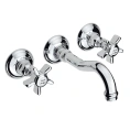 Настенный смеситель для раковины Nicolazzi Dames Anglaises с двумя ручками, хром (1477CR18) - миниатюра фото 1