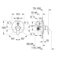 Смеситель Grohe BauEdge 29079000 с картриджем - миниатюра фото 2