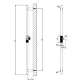 Душевая штанга Gessi Ingranaggio в цвете Finox Brushed Nickel (63585#149) - миниатюра фото 2