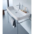 Раковина Duravit Happy D2 для мебели 1000x505 мм, белая, без отверстий, с заглушкой для перелива (2318100060) - миниатюра фото 2