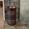Раковина Kerasan Artwork BARREL 45x90 см: свободностоящая, цвет ржавчина, без отверстия под смеситель (4742K83) - миниатюра фото 2