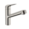 Кухонный смеситель Hansgrohe Focus M42 с вытяжным душем (71829800) - миниатюра фото 1