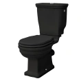 Унитаз напольный Artceram HERMITAGE с чашей моноблока и сливом в стену, черный глянцевый (HEV004 03 00 nero) - миниатюра фото 1