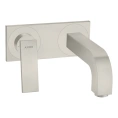 Смеситель для раковины AX Citterio настенный, цвет нержавеющая сталь (39119800) - миниатюра фото 1