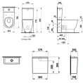 Бачок для унитаза Laufen New Classic с задним подключением воды 365×150×395 мм белый (8.2885.1.000.871.1) - миниатюра фото 2
