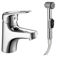 Смеситель для раковины Lemark Luna LM4116C с гигиеническим душем - миниатюра фото 1