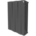Радиатор биметаллический Royal Thermo Piano Forte 500 noir sable 6 секций-черный - миниатюра фото 1