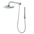 Комплект для душа Bossini Oki: верхний душ 200 мм и ручной душ с настенным держателем, хром (H93405G.030) - миниатюра фото 1