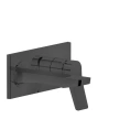 GESSI Rilievo Встраиваемый смеситель для раковины (излив 175 мм, цвет nero XL) (59092#299) - миниатюра фото 1