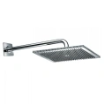 Верхний душ BOSSINI DREAM-RECTANGULAR 400x300 мм с держателем, хром (H75370.030) - миниатюра фото 1
