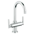 Смеситель для раковины Grohe Atrio 21022000: однорычажный, вертикальный, хром - миниатюра фото 1
