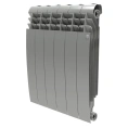 Радиатор биметаллический Royal Thermo BiLiner 500 Silver Satin 6 секций-серебристый - миниатюра фото 1