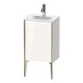 Тумба подвесная Duravit XViu под раковину, 1 дверь, белый глянцевый/champagne matt (XV4068RB122) - миниатюра фото 1