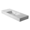 Раковина Duravit Vero 1250x490 мм для мебели с переливом, без отверстия под смеситель, белая (329120060) - миниатюра фото 3