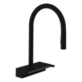 Кухонный смеситель Hansgrohe Aquno Select M81 с поворотным изливом и вытяжным душем (73831670) - миниатюра фото 1