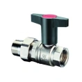 Кран шаровый Optibal 1/2 НГ с американкой маховик пластмассовый Oventrop - миниатюра фото 1