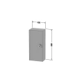 Шкафчик подвесной Duravit White Tulip 880x400x240 мм, белый высокоглянцевый (WT1323R8585) - миниатюра фото 2