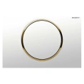 Кнопка смыва Geberit Sigma 10 115.758.KK.5: белый с золотым акцентом - миниатюра фото 1
