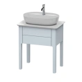 Напольная тумба Duravit Luv с выдвижным ящиком, 743x688x450 мм, светло-голубой шелковисто-матовый (LU956009797) - миниатюра фото 1