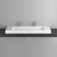 Раковина BETTEAqua накладная 140х49 5х8 cм с 2 отв под смесительитель без перелива с крепежом цвет белый - миниатюра фото 1