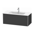 База под раковину Duravit XSquare 1010x478x400 мм с выдвижным ящиком, цвет графит матовый (XS407304949) - миниатюра фото 1