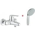 Комплект Grohe: смеситель Eurodisc Cosmopolitan и душевая лейка Tempesta New - миниатюра фото 1