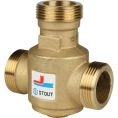 Stout термостатический клапан для твердотопливных котлов 1 1/4, 60 C - миниатюра фото 4