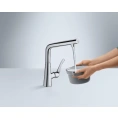Смеситель для кухни Hansgrohe Metris Select 14883000 - миниатюра фото 2