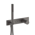 Смеситель для душа Fantini Milano встраиваемый наружный Matt Gun Metal PVD (31 P5 3084B) - миниатюра фото 1