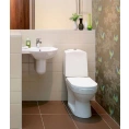 Унитаз-компакт Gustavsberg Logic 5695 с бачком и микролифтом - миниатюра фото 4