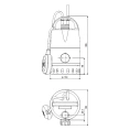 Дренажный насос Grundfos Unilift CC 7 M1 - миниатюра фото 3
