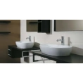 Накладная раковина AZZURRA ELEGANCE 60x42 см белая с отверстием под смеситель - миниатюра фото 4