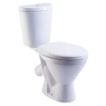 Унитаз-компакт Rosa Элегант: стильный и компактный белый унитаз - миниатюра фото 1