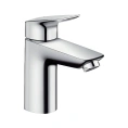 Смеситель для раковины Hansgrohe Logis, 100 мм, без донного клапана, хром (71101000) - миниатюра фото 1