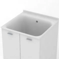 Раковина KERASAN Aquadom 60x60 см белая для постирочной (без смесителя и сифона) (029401*0) - миниатюра фото 1