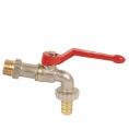 Шаровой кран Danfoss 065B8201 BVR-C 3/4 с рукояткой, угловой, со штуцером (Данфосс) - миниатюра фото 1
