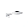 Верхний душ AX ShowerSolution 250 мм с держателем 450 мм, 2 форсунки, хром (35296000) - миниатюра фото 1