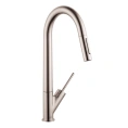Однорычажный кухонный смеситель AX Starck с выдвижным душем (10821800) - миниатюра фото 1
