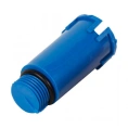Заглушка монтажная синяя 1/2 НР - миниатюра фото 1