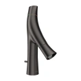 Смеситель для раковины AX Starck Organic 80 в шлифованном черном хроме (12010340) - миниатюра фото 1