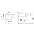 Раковина DURAVIT Happy D2 60x46 см для верхнего монтажа, белая (483600000) - миниатюра фото 2